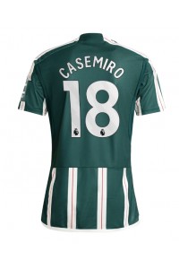 Manchester United Casemiro #18 Voetbaltruitje Uit tenue 2023-24 Korte Mouw